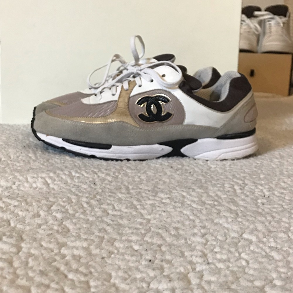 Vintage Chanel low top trainer